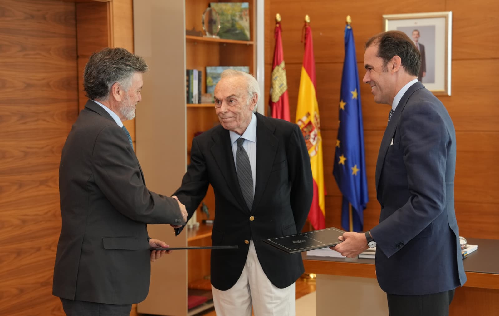 La Fundación de Castilla y León y la Fundación Duques de Soria firman un convenio para impulsar el Premio Fundación Duques de Soria de Hispanismo Internacional